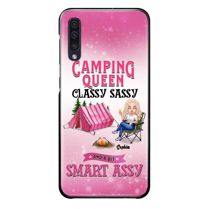 Custom Personalized Camping Queen Phone Case - Gift Idea For Camping Lovers/Mother's Day - Camping Queen Classy Sassy And A Bit Smart Assy - Cases For iPhone And Samsung