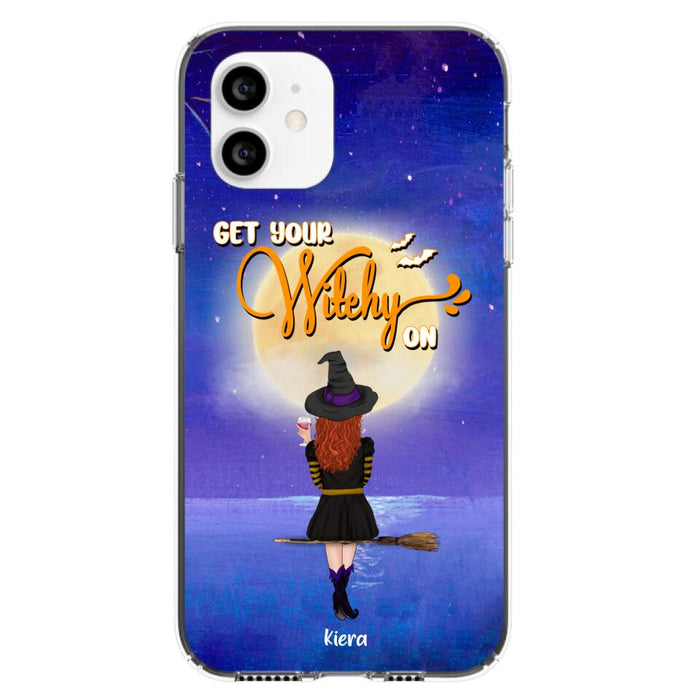 Custom Personalized Witchy Phone Case - Up to 4 Witches- Get Your Witchy On - Phone Case For iPhone, Samsung - OCEL9Z
