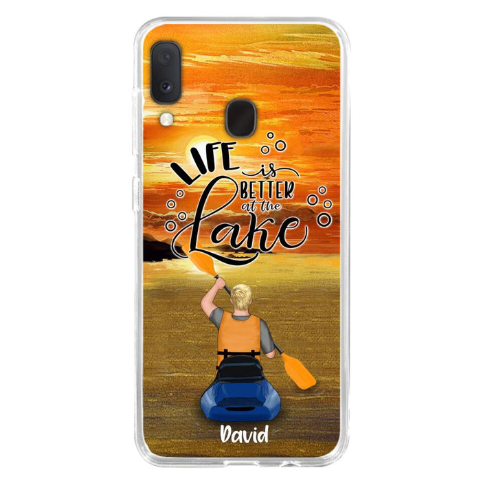 Personalized Kayak Phone Case - Man/ Woman/ Couple - Life Is Better At The Lake - Phone Case For iPhone And Samsung - FKUJGV