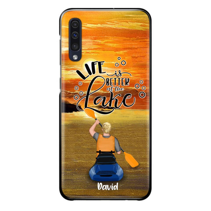 Personalized Kayak Phone Case - Man/ Woman/ Couple - Life Is Better At The Lake - Phone Case For iPhone And Samsung - FKUJGV