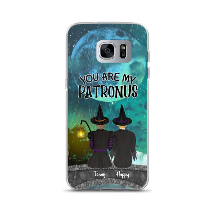 Personalized Witches Phone Case - Gift Idea For Best Friends with 2 Girls - You Are My Patronus