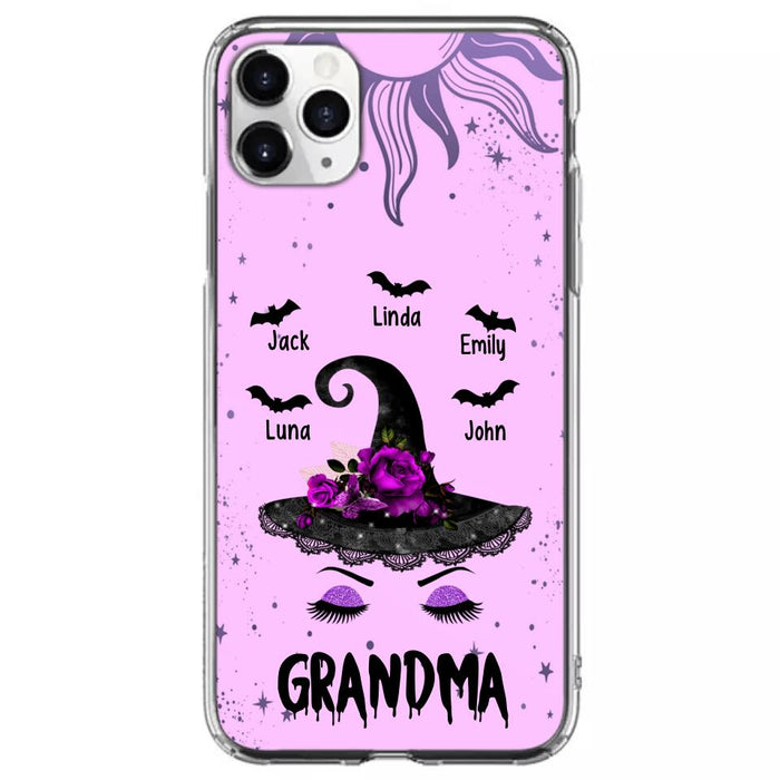 Personalized Grandma Witch Phone Case -
Upto 5 Kid's Name - Best Gift For Grandma- Grandma,Gigi,Nana,Mama,Gigi