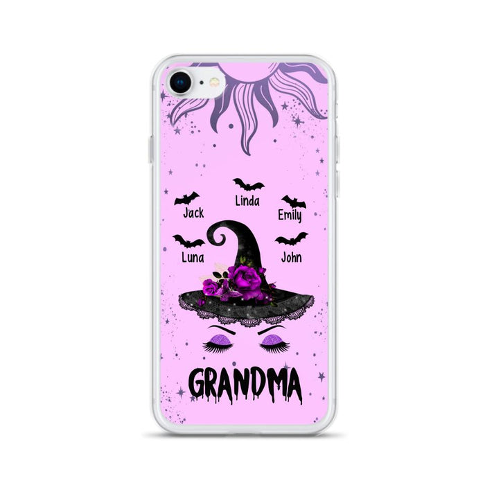 Personalized Grandma Witch Phone Case -
Upto 5 Kid's Name - Best Gift For Grandma- Grandma,Gigi,Nana,Mama,Gigi