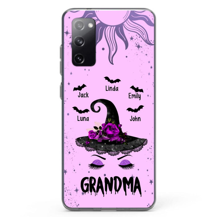 Personalized Grandma Witch Phone Case -
Upto 5 Kid's Name - Best Gift For Grandma- Grandma,Gigi,Nana,Mama,Gigi