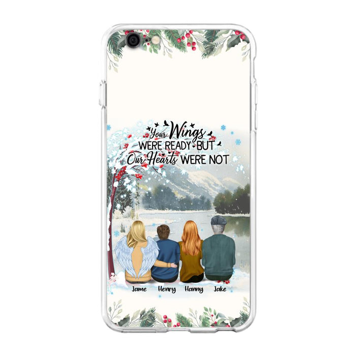 Custom Personalized Family Phone Case - Best Gift For Family - I Know Heaven Is A Beautiful Place Because They Have My Dad - Case For Iphone/Samsung