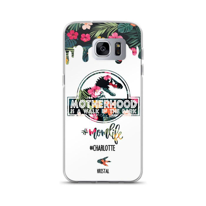 Custom Personalized Mama Dinosaur Phone Case - Best Gift For Mothers - For iPhone And Samsung Phone Case - 2QCGS1