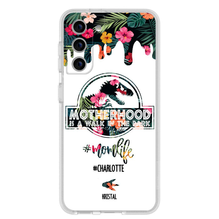 Custom Personalized Mama Dinosaur Phone Case - Best Gift For Mothers - For iPhone And Samsung Phone Case - 2QCGS1