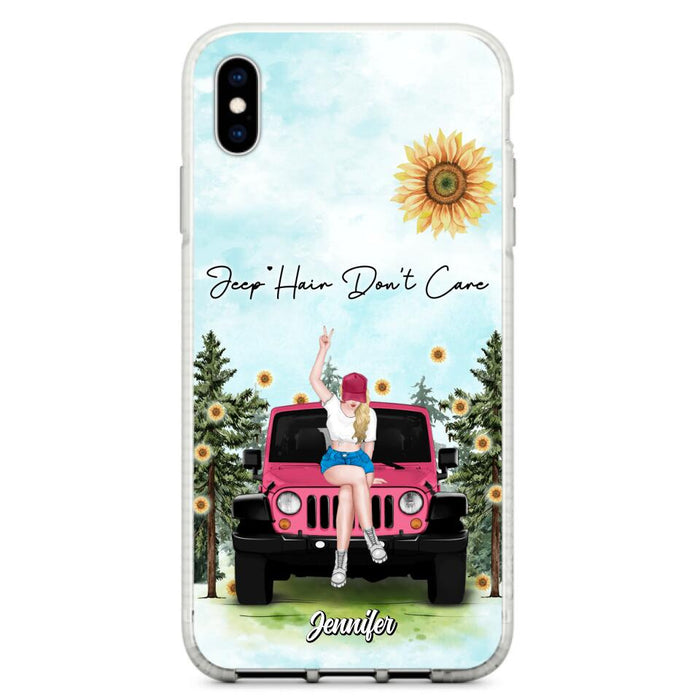 Custom Personalized Off-road Girl Phone Case For iPhone & Samsung - Gift For Off-road Lover