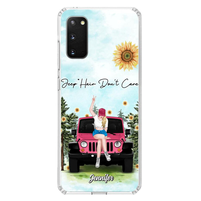 Custom Personalized Off-road Girl Phone Case For iPhone & Samsung - Gift For Off-road Lover