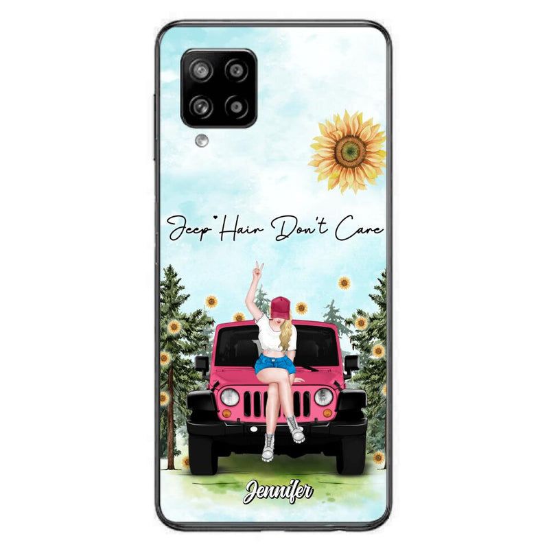 Custom Personalized Off-road Girl Phone Case For iPhone & Samsung - Gift For Off-road Lover