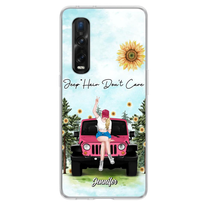 Custom Personalized Off-road Girl Phone Case For Xiaomi/ Oppo/ Huawei - Gift For Off-road Lovers