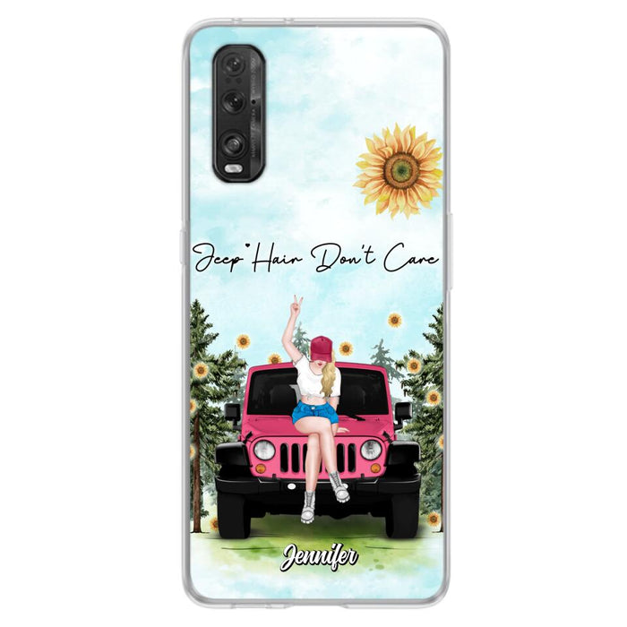 Custom Personalized Off-road Girl Phone Case For Xiaomi/ Oppo/ Huawei - Gift For Off-road Lovers