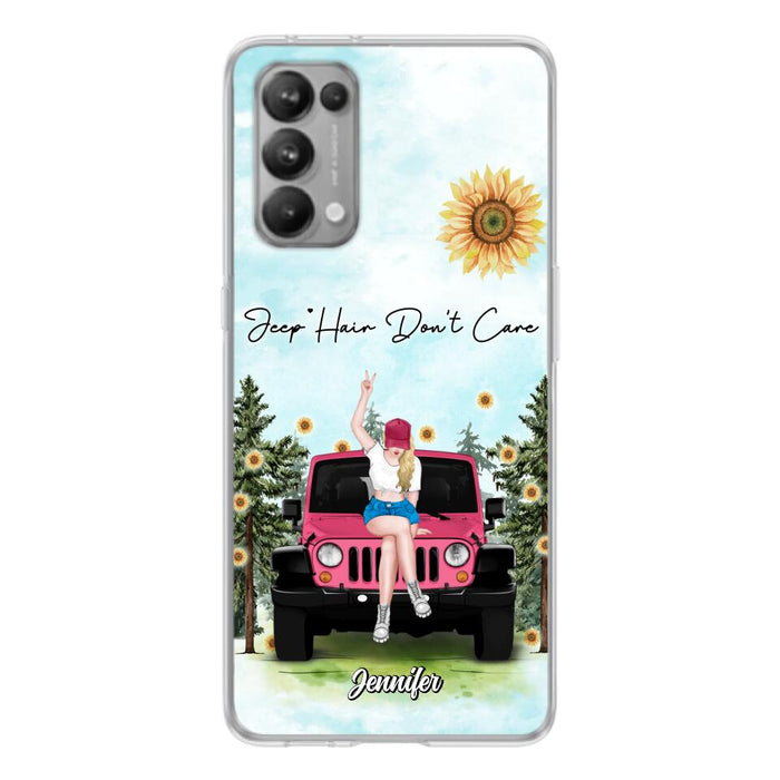 Custom Personalized Off-road Girl Phone Case For Xiaomi/ Oppo/ Huawei - Gift For Off-road Lovers