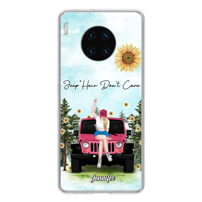 Custom Personalized Off-road Girl Phone Case For Xiaomi/ Oppo/ Huawei - Gift For Off-road Lovers