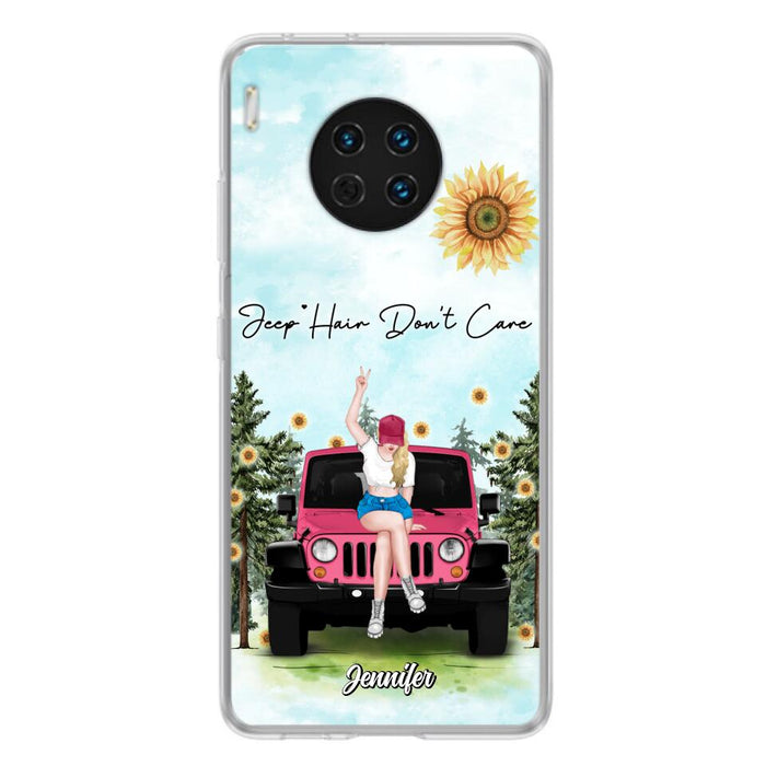 Custom Personalized Off-road Girl Phone Case For Xiaomi/ Oppo/ Huawei - Gift For Off-road Lovers