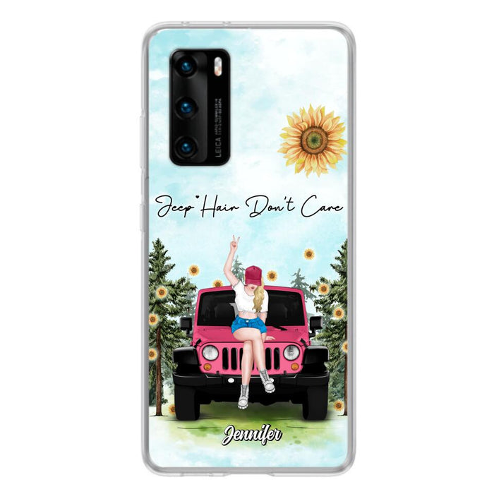 Custom Personalized Off-road Girl Phone Case For Xiaomi/ Oppo/ Huawei - Gift For Off-road Lovers