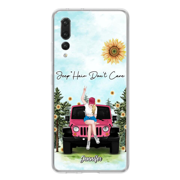 Custom Personalized Off-road Girl Phone Case For Xiaomi/ Oppo/ Huawei - Gift For Off-road Lovers