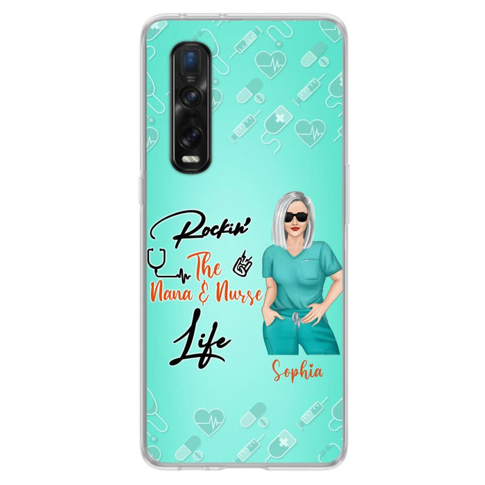 Custom Personalized Nurse Phone Case For Xiaomi/ Oppo/ Huawei - Gift Idea For Mother's Day 2022 - Rockin' The Nana & Nurse