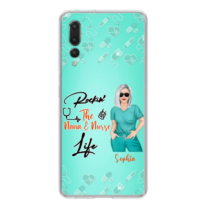 Custom Personalized Nurse Phone Case For Xiaomi/ Oppo/ Huawei - Gift Idea For Mother's Day 2022 - Rockin' The Nana & Nurse