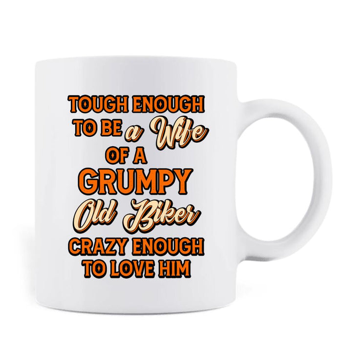 Custom Personalized Couple Biker Coffee Mug - Gift Idea For Couple/ Biker - You're My Ride Or Die