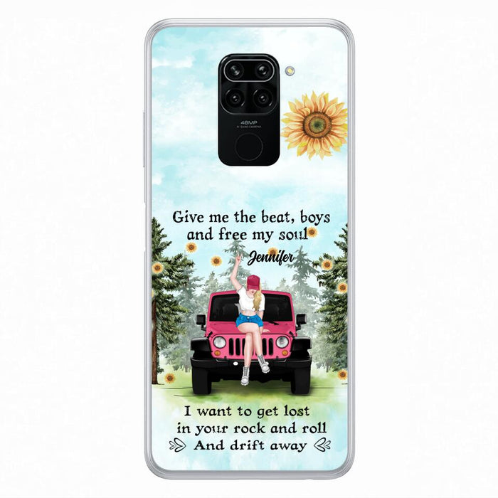 Custom Personalized Off-road Girl Phone Case for Xiaomi/ Oppo/ Huawei - Gift For Off-road Lover - Give Me The Beat, Boys and Free My Soul