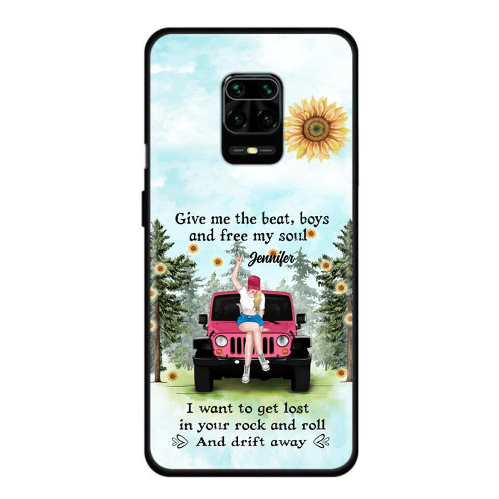 Custom Personalized Off-road Girl Phone Case for Xiaomi/ Oppo/ Huawei - Gift For Off-road Lover - Give Me The Beat, Boys and Free My Soul