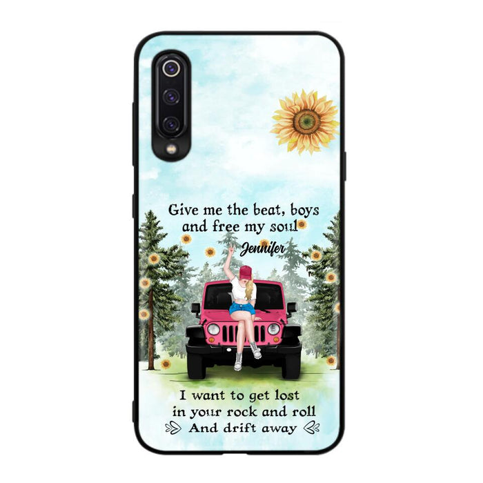 Custom Personalized Off-road Girl Phone Case for Xiaomi/ Oppo/ Huawei - Gift For Off-road Lover - Give Me The Beat, Boys and Free My Soul