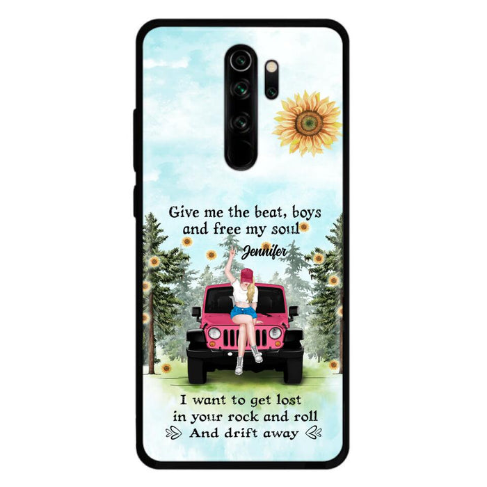 Custom Personalized Off-road Girl Phone Case for Xiaomi/ Oppo/ Huawei - Gift For Off-road Lover - Give Me The Beat, Boys and Free My Soul