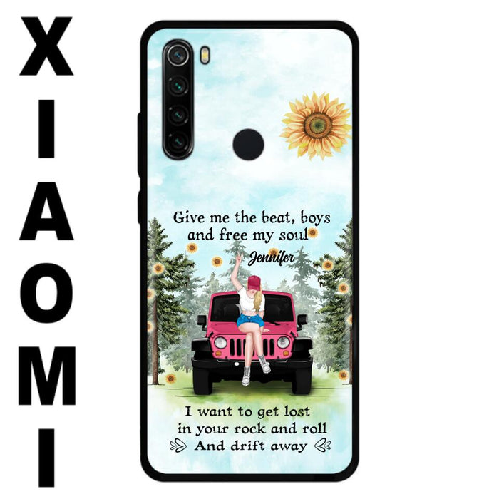 Custom Personalized Off-road Girl Phone Case for Xiaomi/ Oppo/ Huawei - Gift For Off-road Lover - Give Me The Beat, Boys and Free My Soul