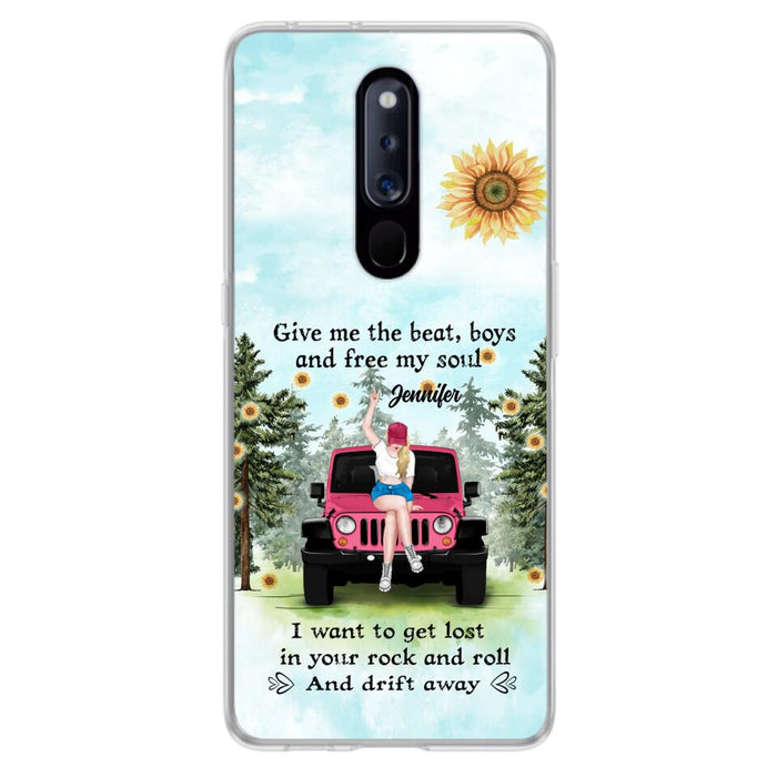 Custom Personalized Off-road Girl Phone Case for Xiaomi/ Oppo/ Huawei - Gift For Off-road Lover - Give Me The Beat, Boys and Free My Soul