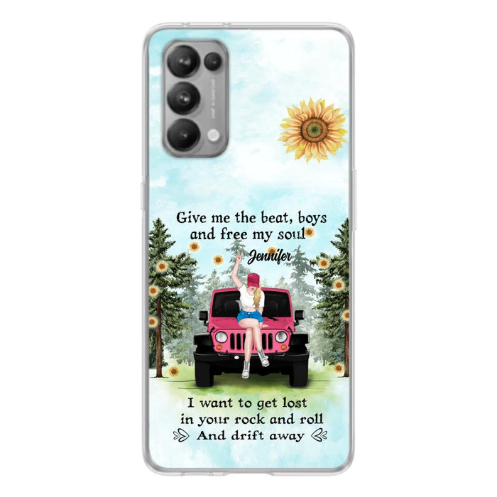 Custom Personalized Off-road Girl Phone Case for Xiaomi/ Oppo/ Huawei - Gift For Off-road Lover - Give Me The Beat, Boys and Free My Soul