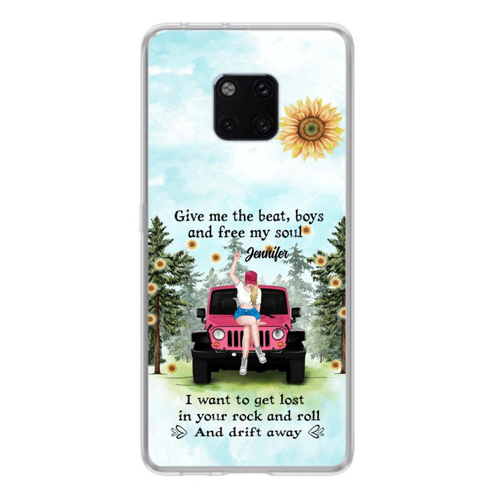 Custom Personalized Off-road Girl Phone Case for Xiaomi/ Oppo/ Huawei - Gift For Off-road Lover - Give Me The Beat, Boys and Free My Soul