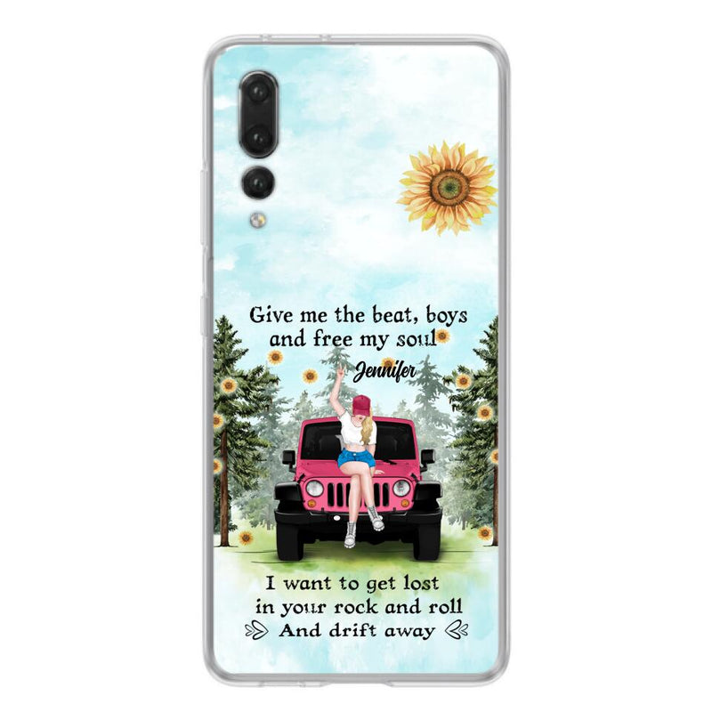 Custom Personalized Off-road Girl Phone Case for Xiaomi/ Oppo/ Huawei - Gift For Off-road Lover - Give Me The Beat, Boys and Free My Soul