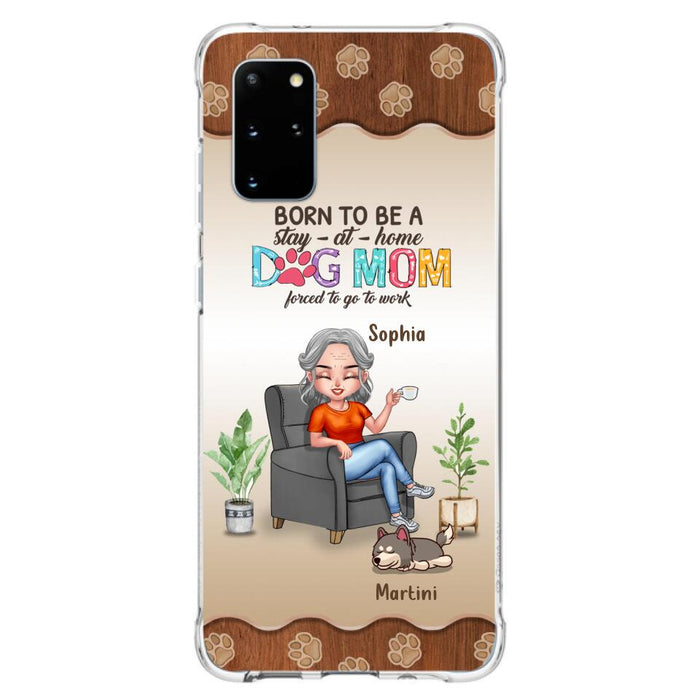 Custom Personalized Dog Mom Phone Case - Upto 4 Dogs - Retired Gift Idea For Mother - Dog Lover