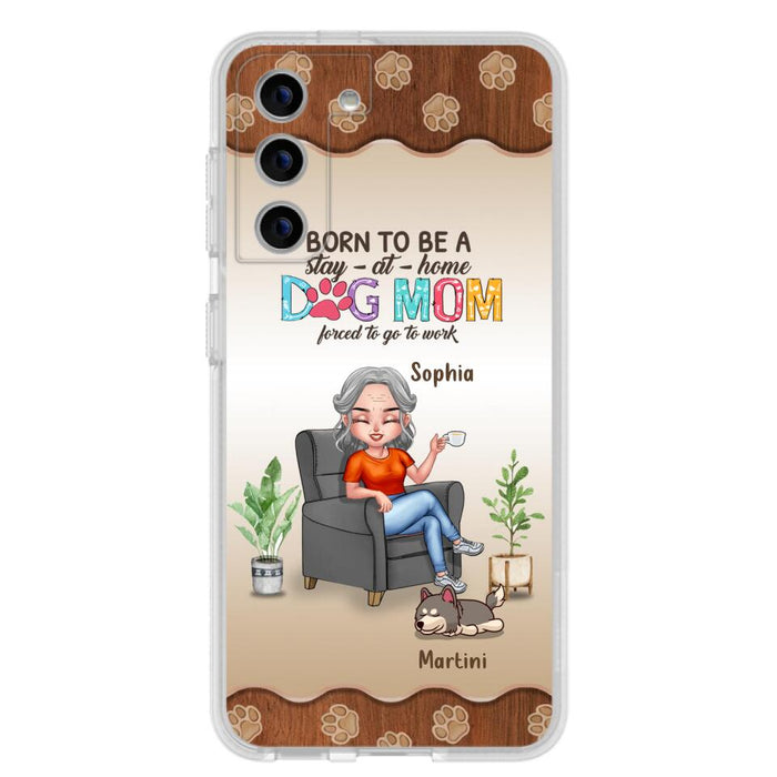 Custom Personalized Dog Mom Phone Case - Upto 4 Dogs - Retired Gift Idea For Mother - Dog Lover