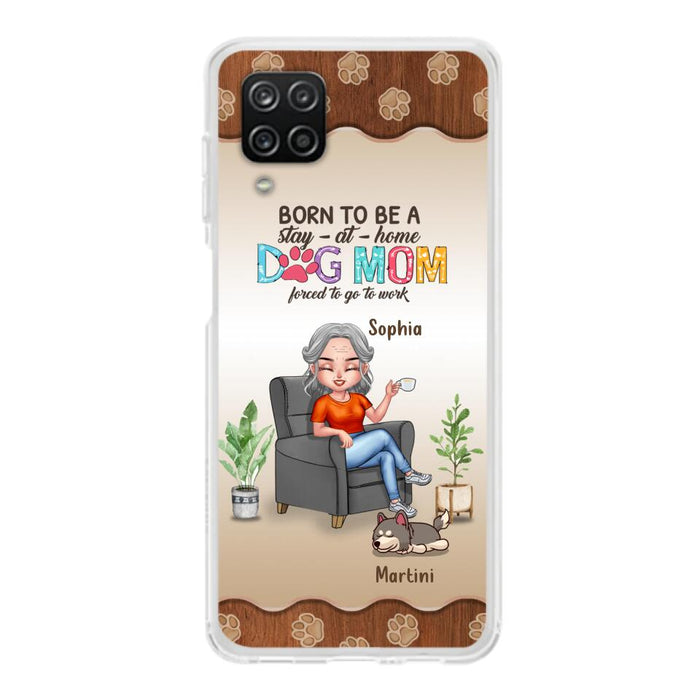 Custom Personalized Dog Mom Phone Case - Upto 4 Dogs - Retired Gift Idea For Mother - Dog Lover