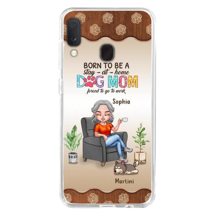 Custom Personalized Dog Mom Phone Case - Upto 4 Dogs - Retired Gift Idea For Mother - Dog Lover