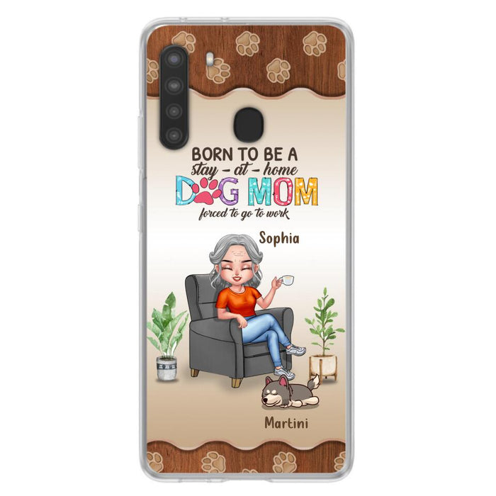 Custom Personalized Dog Mom Phone Case - Upto 4 Dogs - Retired Gift Idea For Mother - Dog Lover