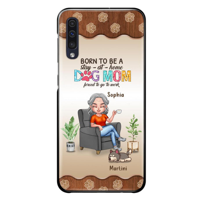 Custom Personalized Dog Mom Phone Case - Upto 4 Dogs - Retired Gift Idea For Mother - Dog Lover