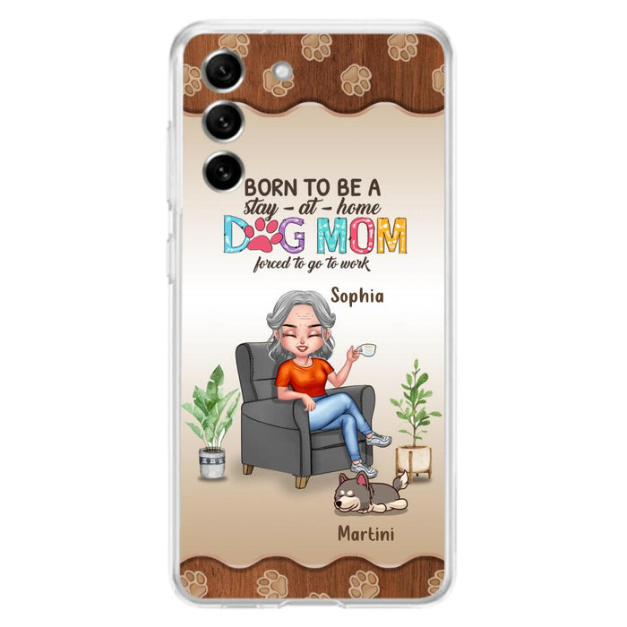 Custom Personalized Dog Mom Phone Case - Upto 4 Dogs - Retired Gift Idea For Mother - Dog Lover