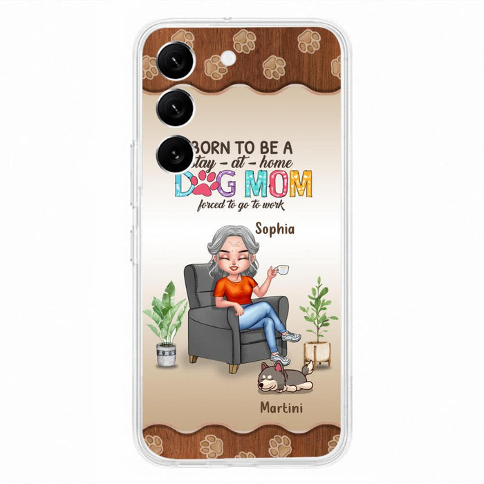 Custom Personalized Dog Mom Phone Case - Upto 4 Dogs - Retired Gift Idea For Mother - Dog Lover