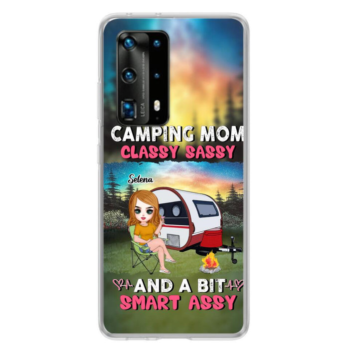 Custom Personalized Camping Mom Phone Case - Gift Idea For Camping Lover/ Mother's Day - Camping Mom Classy Sassy And A Bit Smart Assy - Case For Xiaomi, Oppo And Huawei