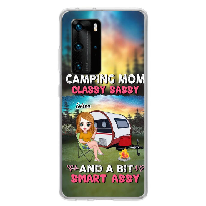 Custom Personalized Camping Mom Phone Case - Gift Idea For Camping Lover/ Mother's Day - Camping Mom Classy Sassy And A Bit Smart Assy - Case For Xiaomi, Oppo And Huawei