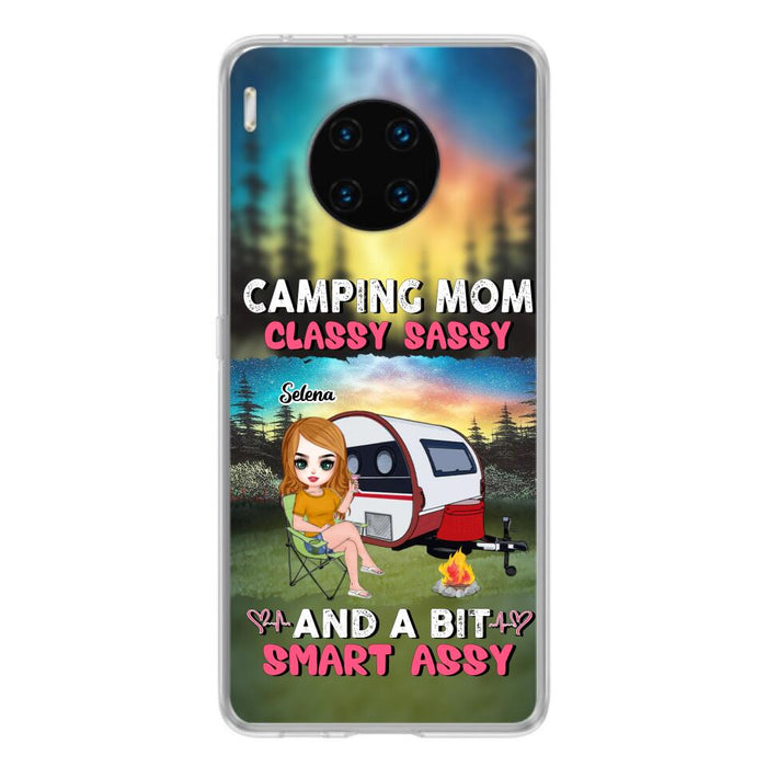 Custom Personalized Camping Mom Phone Case - Gift Idea For Camping Lover/ Mother's Day - Camping Mom Classy Sassy And A Bit Smart Assy - Case For Xiaomi, Oppo And Huawei