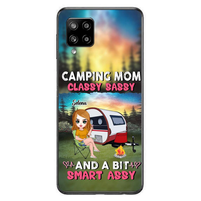 Custom Personalized Camping Mom Phone Case - Gift Idea For Camping Lover/ Mother's Day - Camping Mom Classy Sassy And A Bit Smart Assy - Case For iPhone And Samsung
