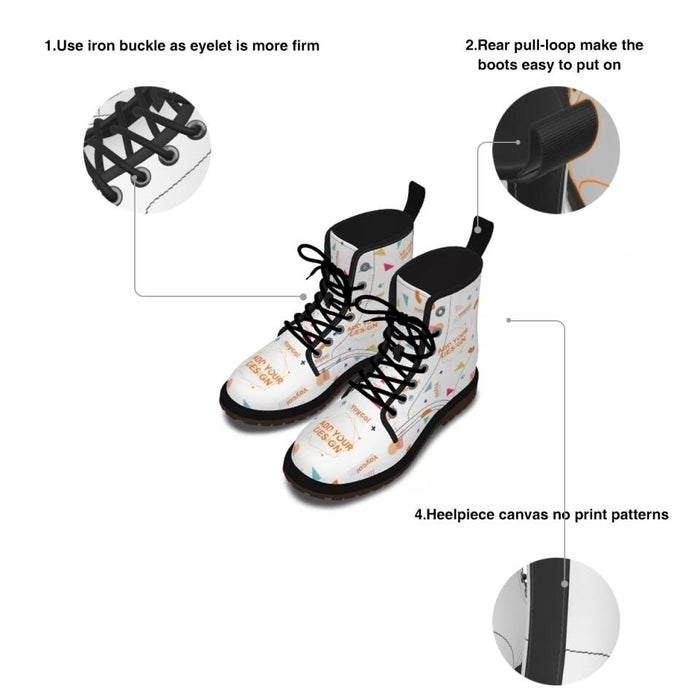 Personalized Dog Mom Martin Short Boots - Up to 4 Dogs - Gift Idea For Dog Lovers - Fur Mama