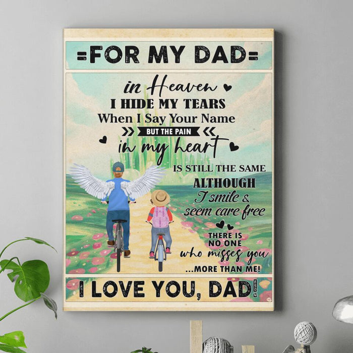 Custom Personalized My Dad Canvas - Gift Idea For Father's Day - For My Dad