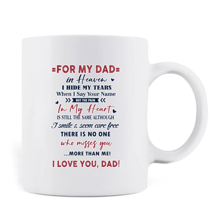 Custom Personalized My Dad Mug - Gift Idea For Father's Day - For My Dad