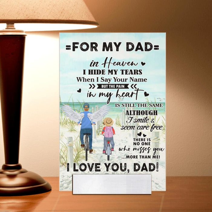 Custom Personalized My Dad Acrylic Plaque - Gift Idea For Father's Day - For My Dad