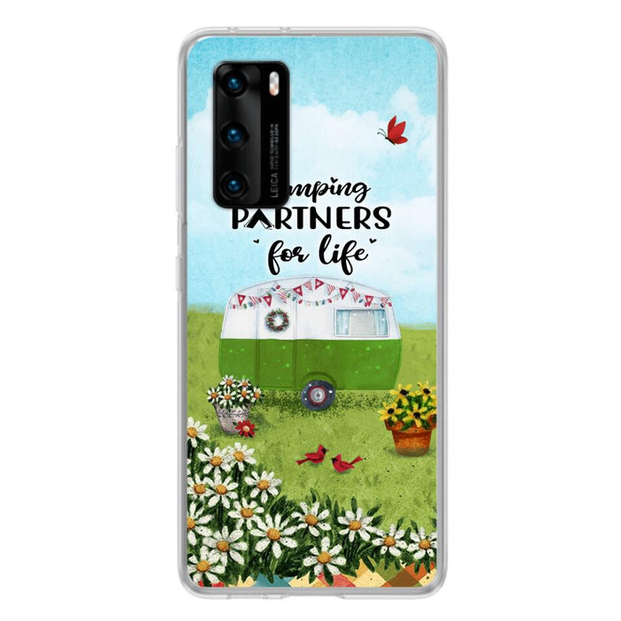 Custom Personalized Happy Campers Phone Case - Gift Idea For Camping Lover - Case For Xiaomi, Oppo And Huawei